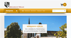 Desktop Screenshot of bernardus-verlag.de